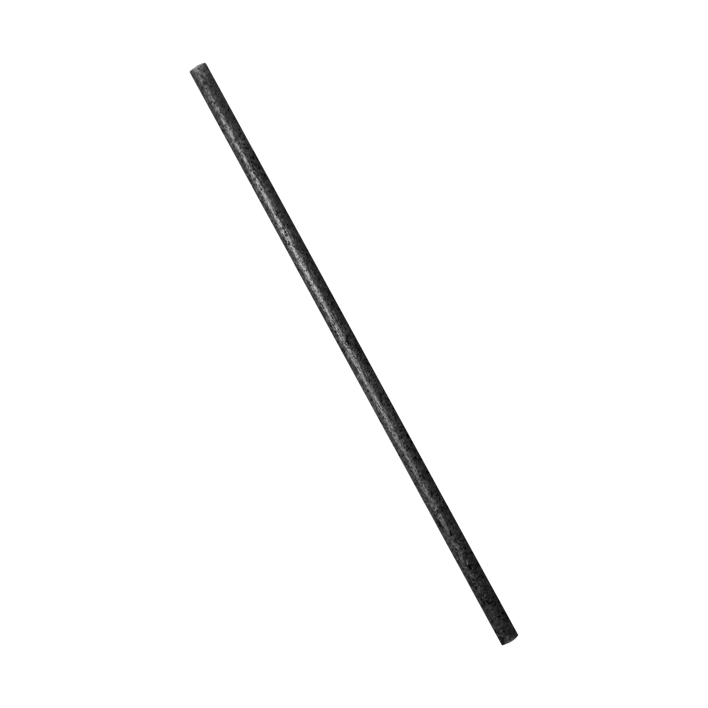 MA-SBA26U Standard Black Agave 10" Long Straw, Unwrapped