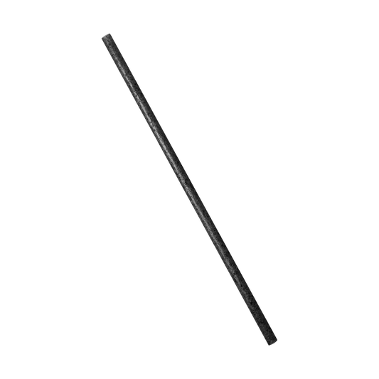MA-SBA21U Standard Black Agave 8.25" Straw, Unwrapped